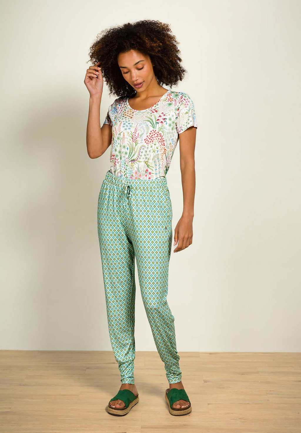 

Футболка с принтом TILLY SHORT SLEEVE QUERIDA Pip Studio, белый