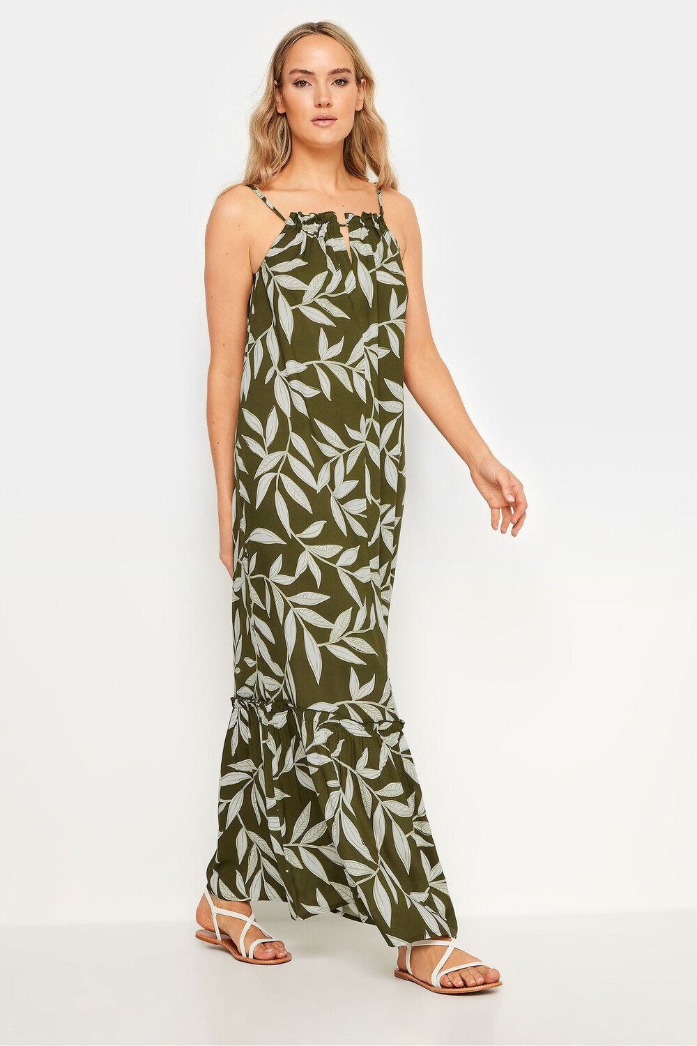 

Платье Leaf с вырезом халтер Long Tall Sally, зеленый
