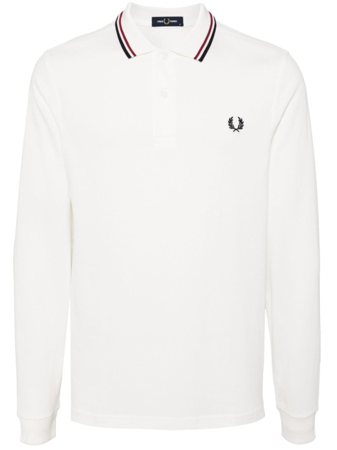 

Fred Perry рубашка поло с контрастной окантовкой, белый