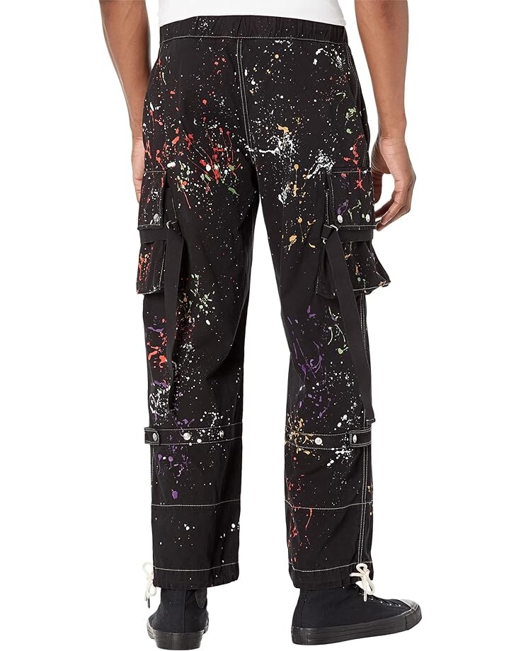 

Брюки Just Cavalli Cotton Gabardine Cargo Pants, черный