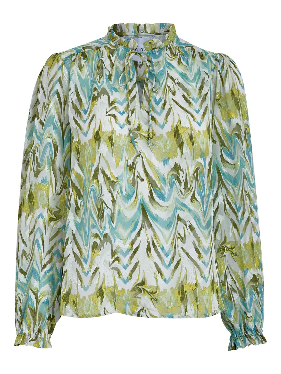 

Блуза minus Valmia, цвет Olive/Petrol/Dark green