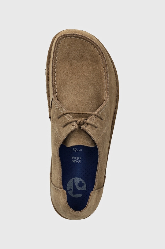Замшевые полуботинки Utti Lace Birkenstock, бежевый — фото 4