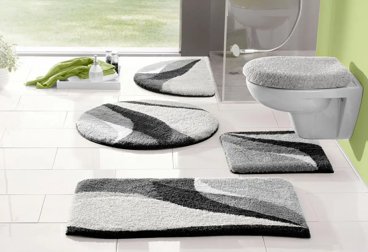 

Мой домашний коврик для ванной "Magnus" My home прямоугольный (80х150 см), серый