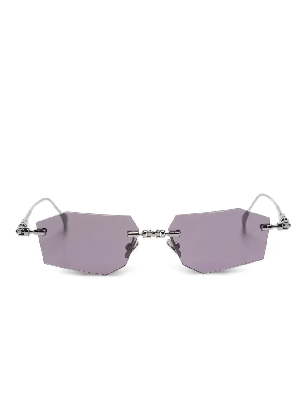 

Солнцезащитные очки с геометрической оправой Kuboraum, серый