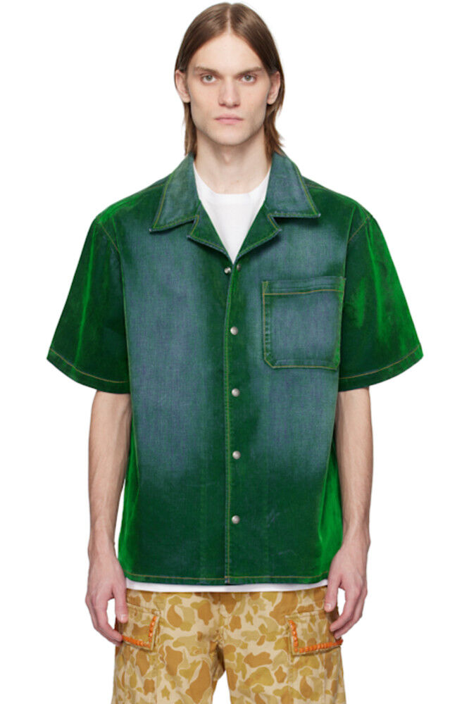 

Рубашка для боулинга Robbie Green Stretch Suede Denim COÛT DE LA LIBERTÉ