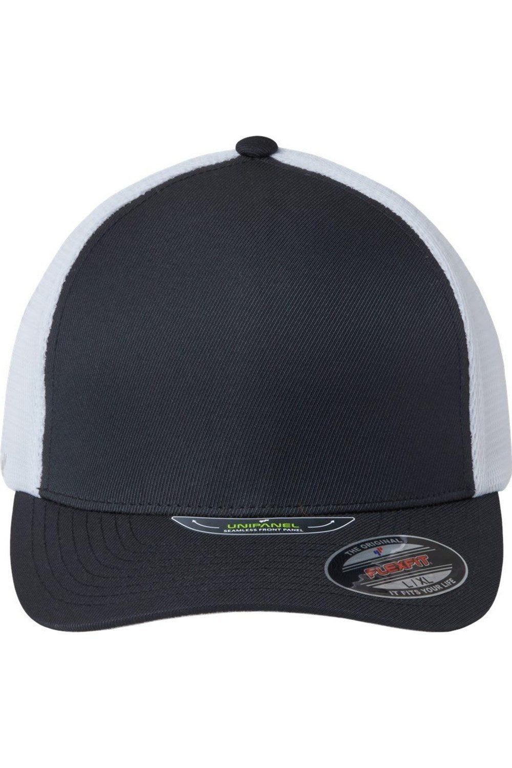 

Кепка дальнобойщика Flexfit Unipanel, черный/белый