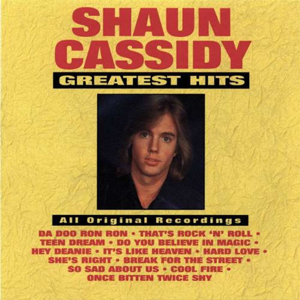 

Диск CD Greatest Hits - Shaun Cassidy
