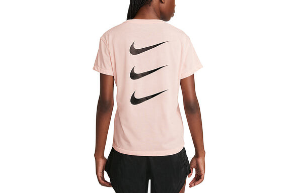 Футболка (WMNS) Nike Dri-FIT Run Division T-Shirts 'Orange', оранжевый — фото 2