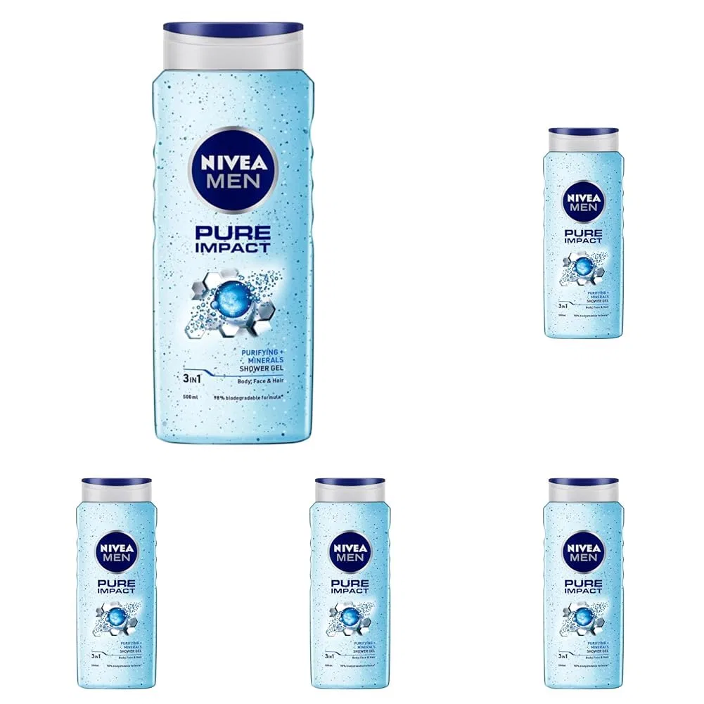 Гель для душа «Pure Impact» от Nivea, 500 мл Nivea, Gel