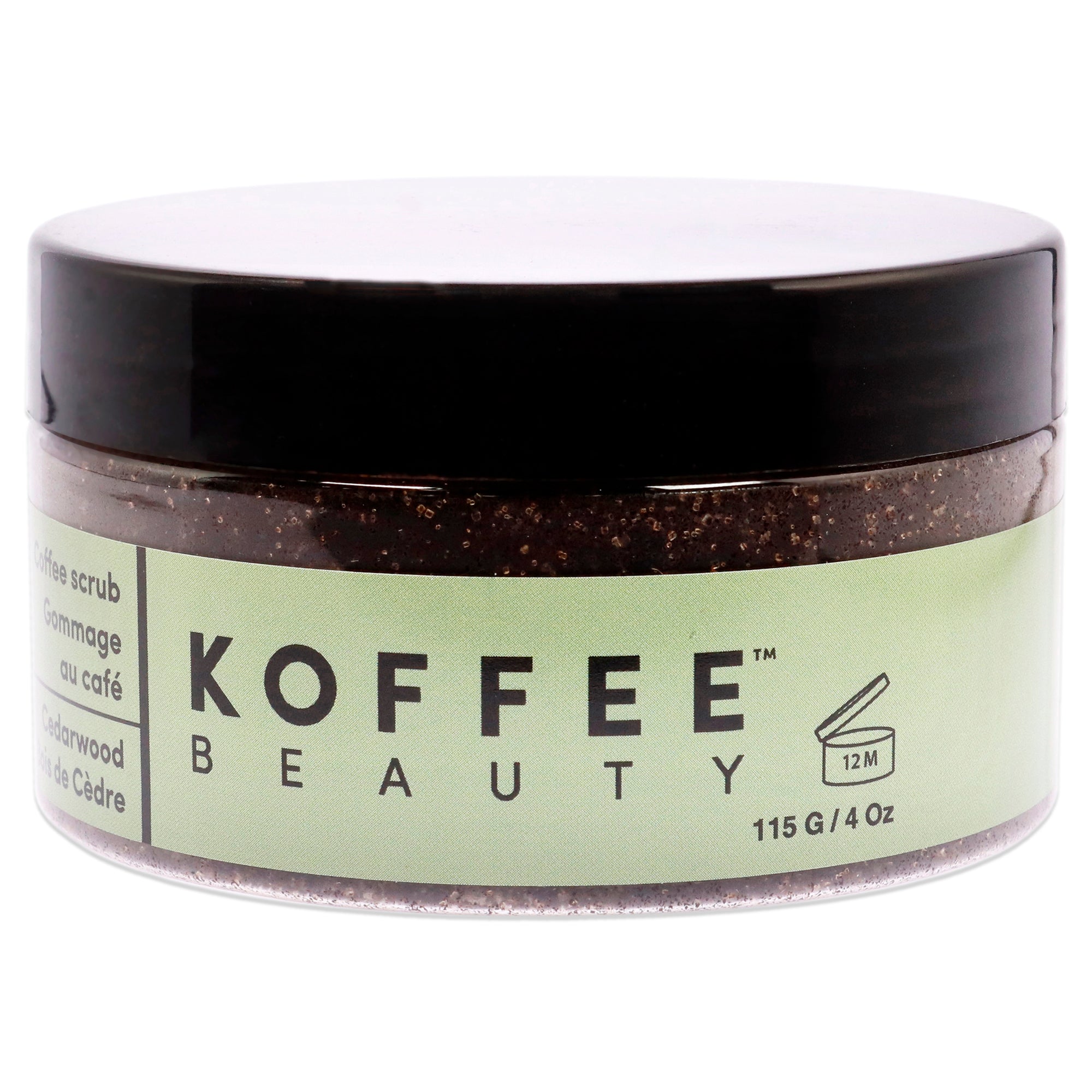 Кофейный скраб «Кедр» от Koffee Beauty для мужчин и женщин - скраб объемом 4 унции Koffee Beauty, Cedarwood — фото 2