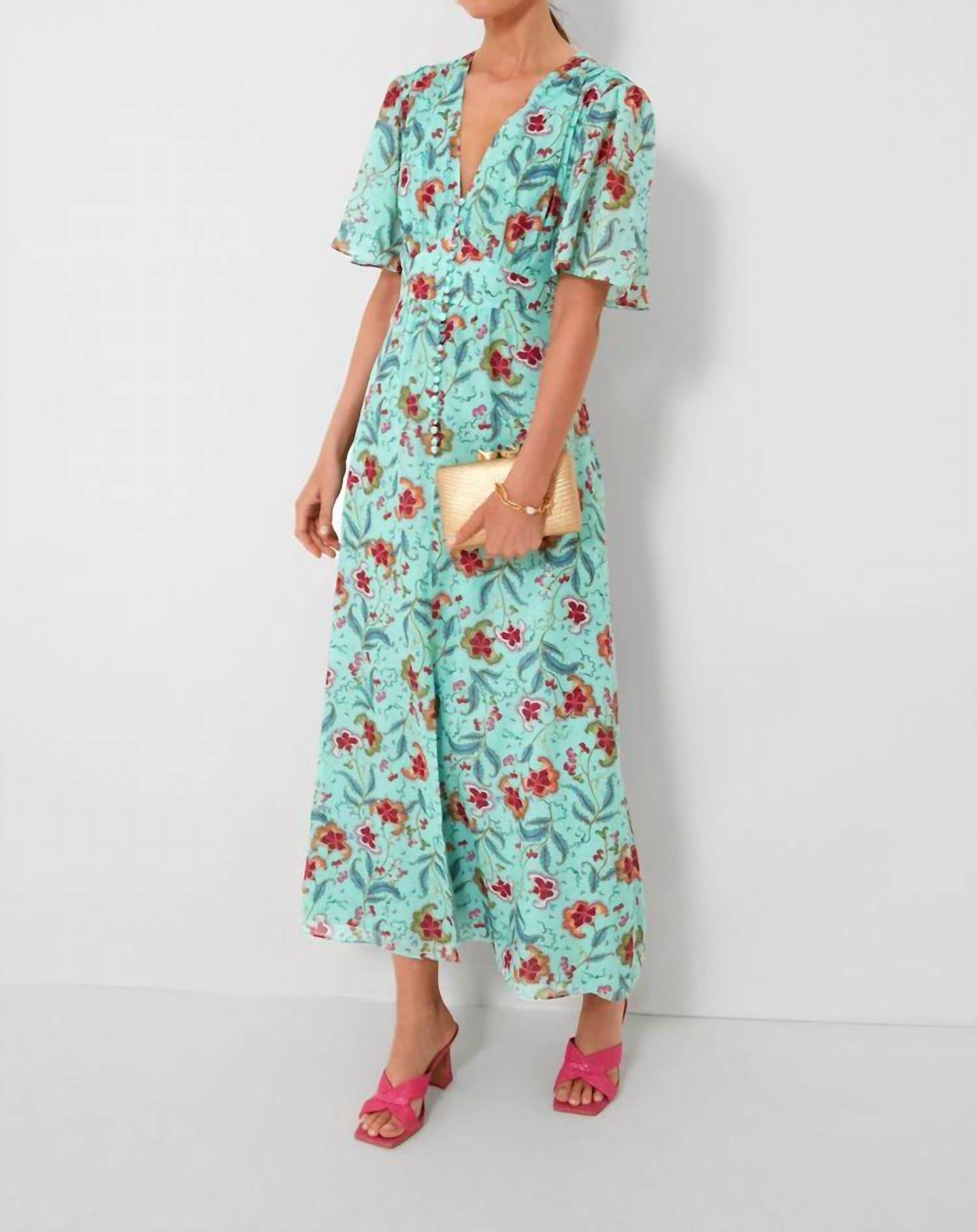 

Платье Эмми в цвете Delemare Teal Saloni