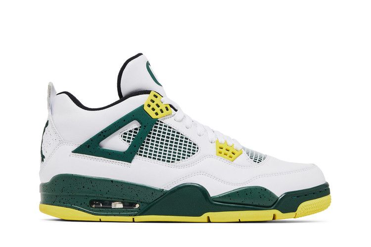 Кроссовки Air Jordan Air Jordan 4 Retro 'Oregon Ducks - Duckman' PE, белый — фото 2