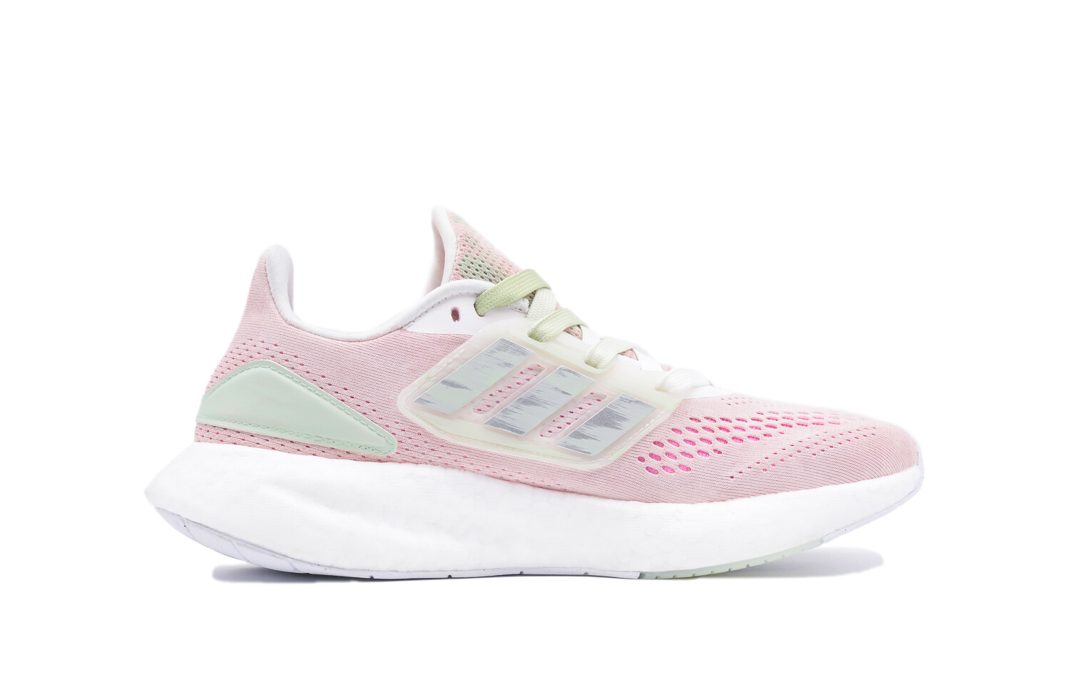 

Кроссовки женские Pureboost 22 с низким верхом розовые/белые/зеленые Adidas