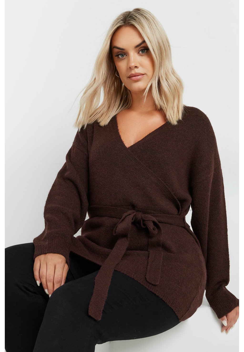 

Джемпер WRAP Yours Clothing, бордовый