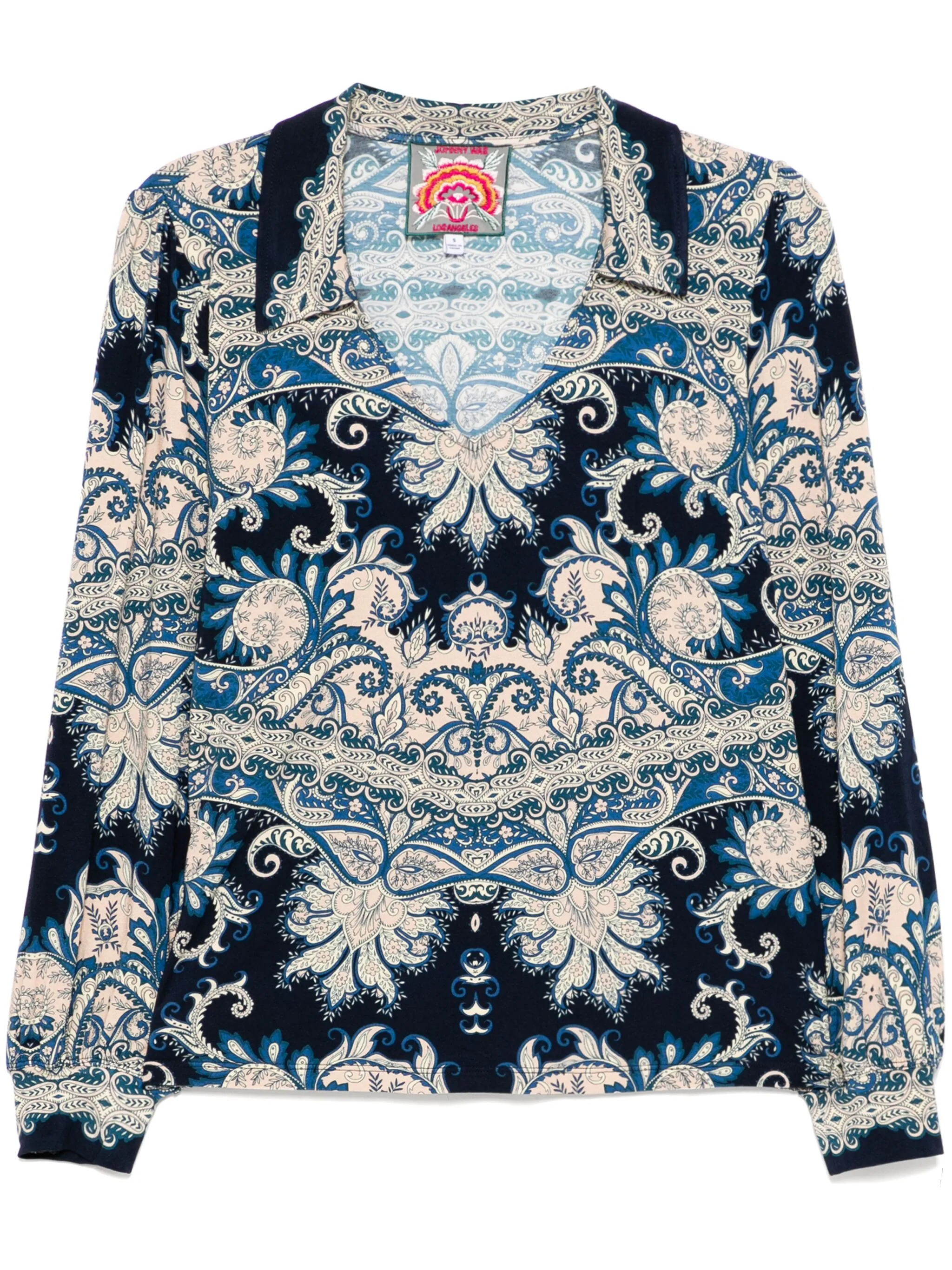 

Рубашка поло The Janie Favorite Johnny Was, синий