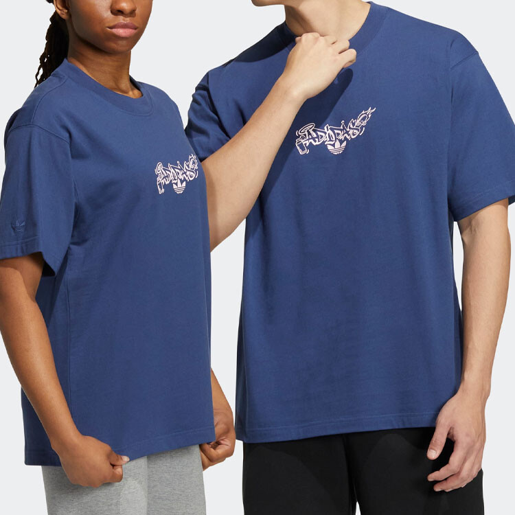 

Футболка унисекс синяя Adidas Originals, синий