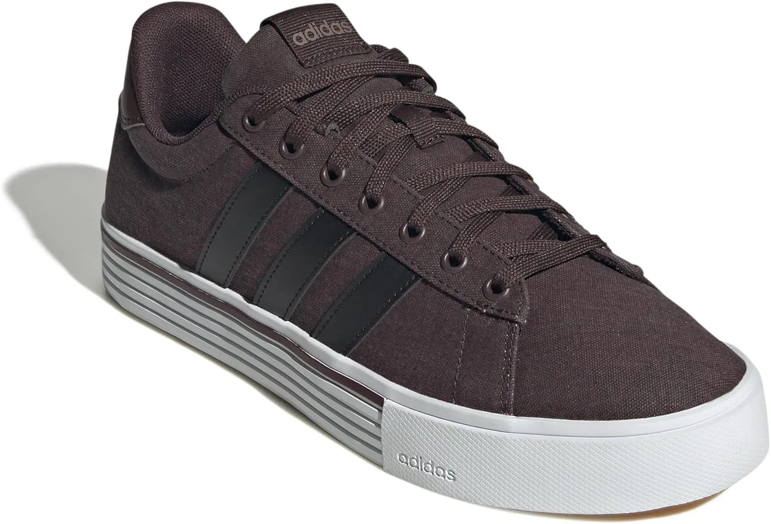 Кроссовки Adidas Unisex Daily 4.0, не для футбола, низкие, Shadow Brown Core Black Ftwr White — фото 3