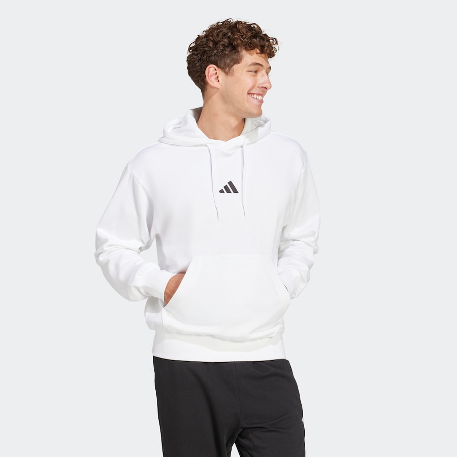 Спортивная толстовка ADIDAS SPORTSWEAR Essentials, белый — фото 4