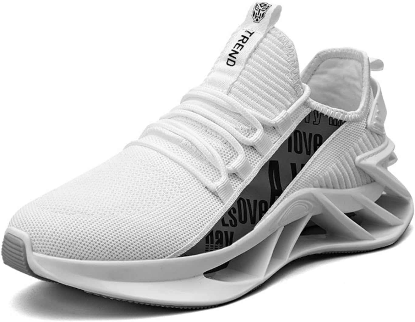 

Мужские дышащие спортивные кроссовки для улицы: легкие, противоскользящие. Идеальны для бега, тренажерного зала, походов. Комфорт на весь день Kpdwfms, белый