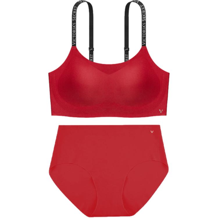 

Комплект нижнего белья Victoria's Secret красный