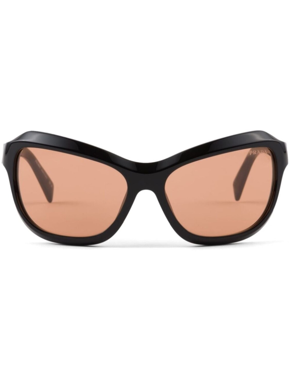 

Prada Eyewear солнцезащитные очки Swing-бабочка, черный