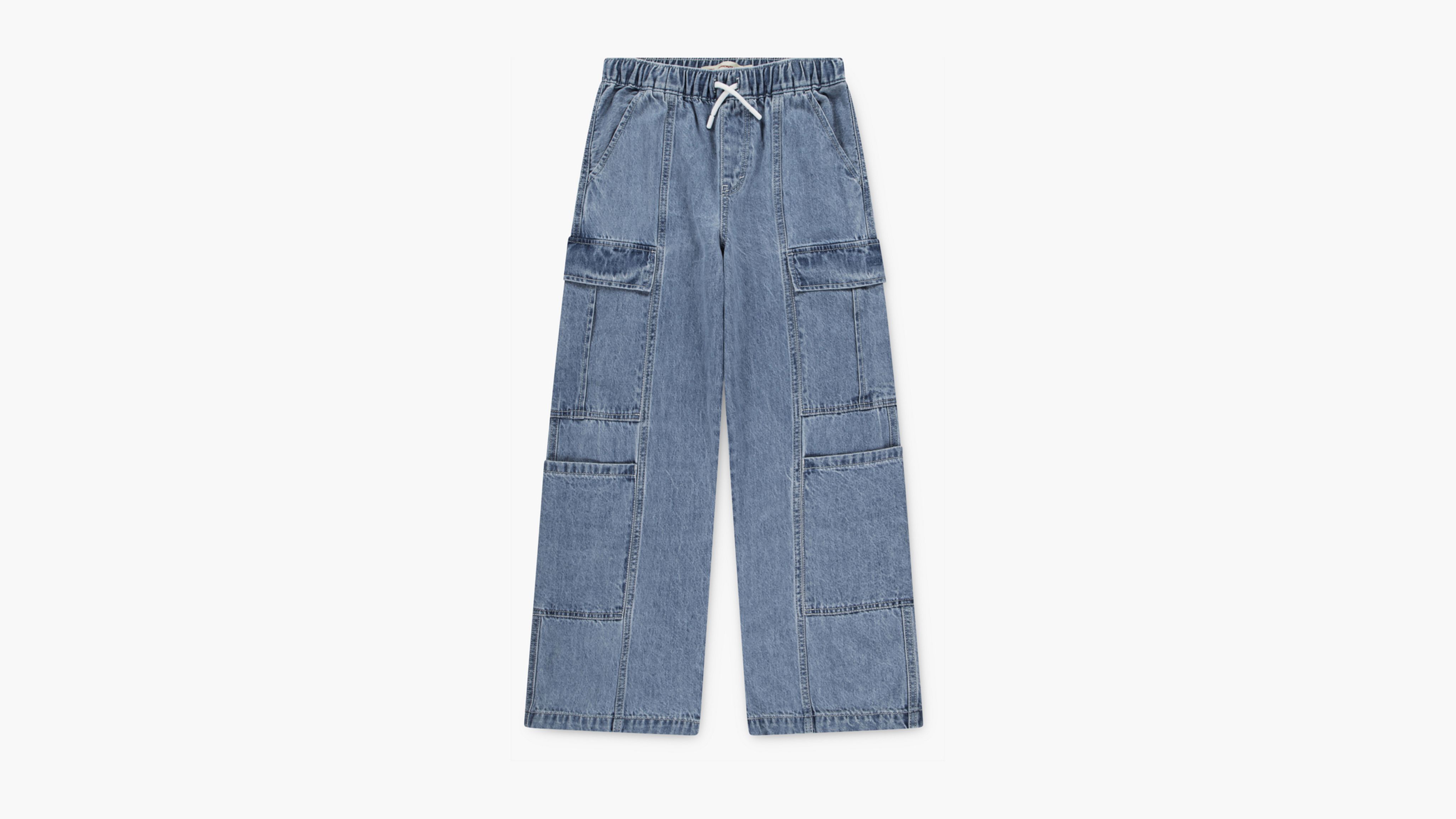 

Джинсовые брюки-карго Parachute для больших девочек S-XL Levi's, цвет Fully Baked - Light Wash