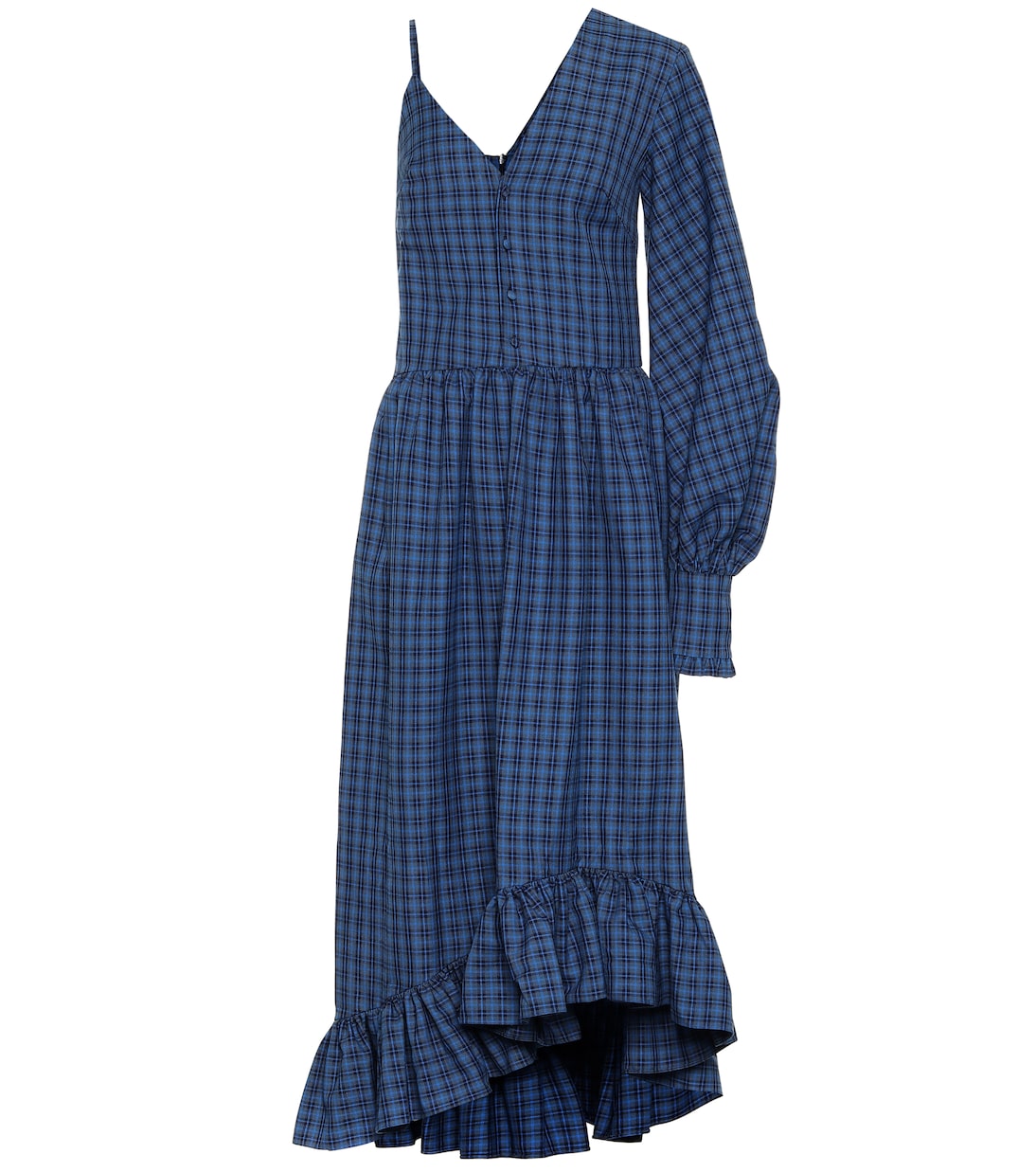 

Платье из твила в клетку Rokh, Navy Check