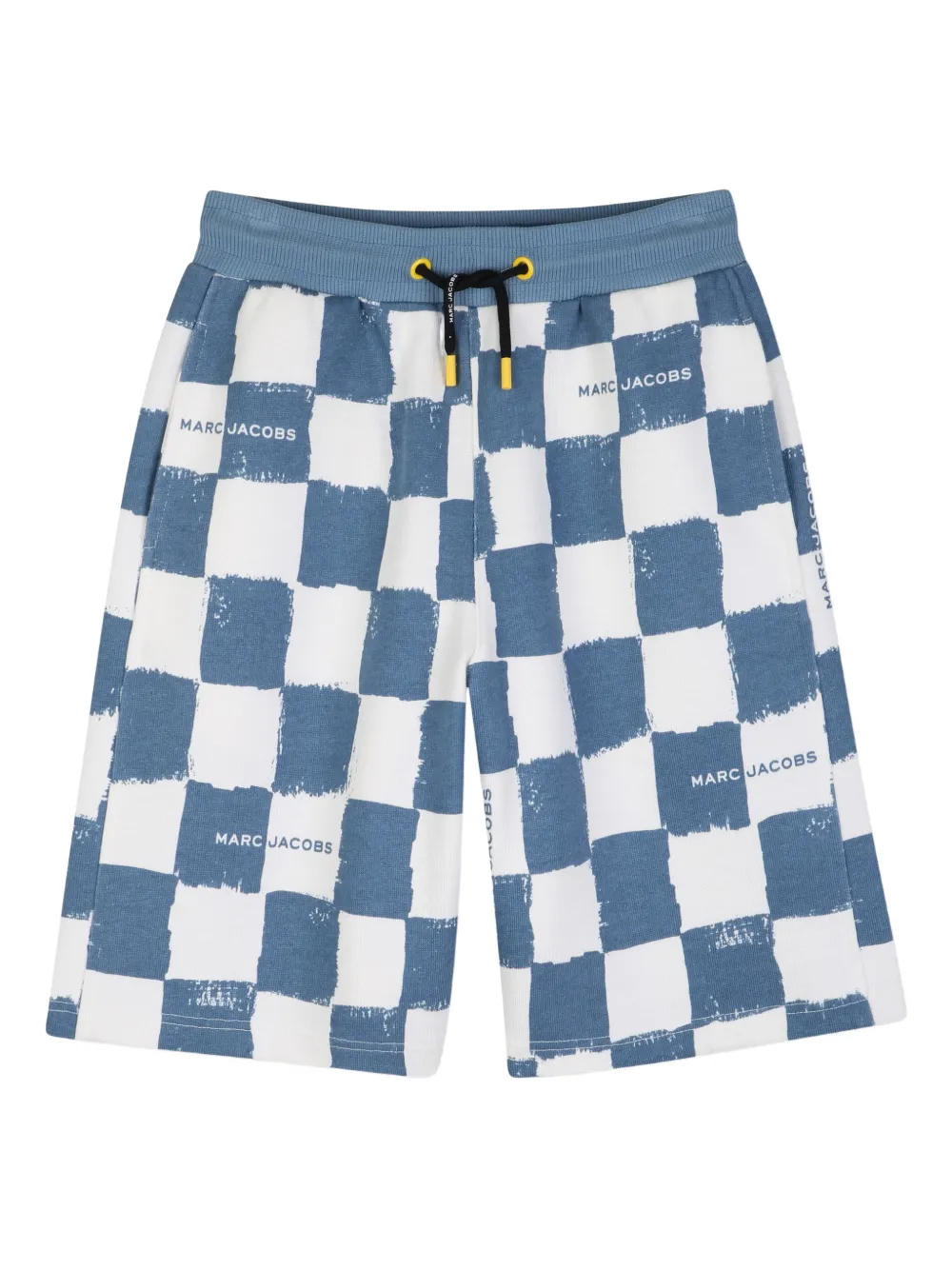 Клетчатые шорты с кулиской Marc Jacobs Kids, синий