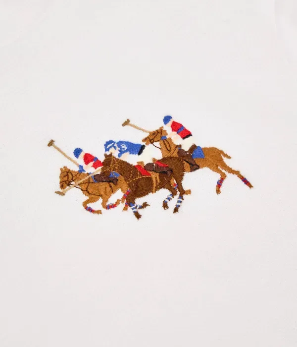 Толстовка regular fit Polo Ralph Lauren, белый — фото 3