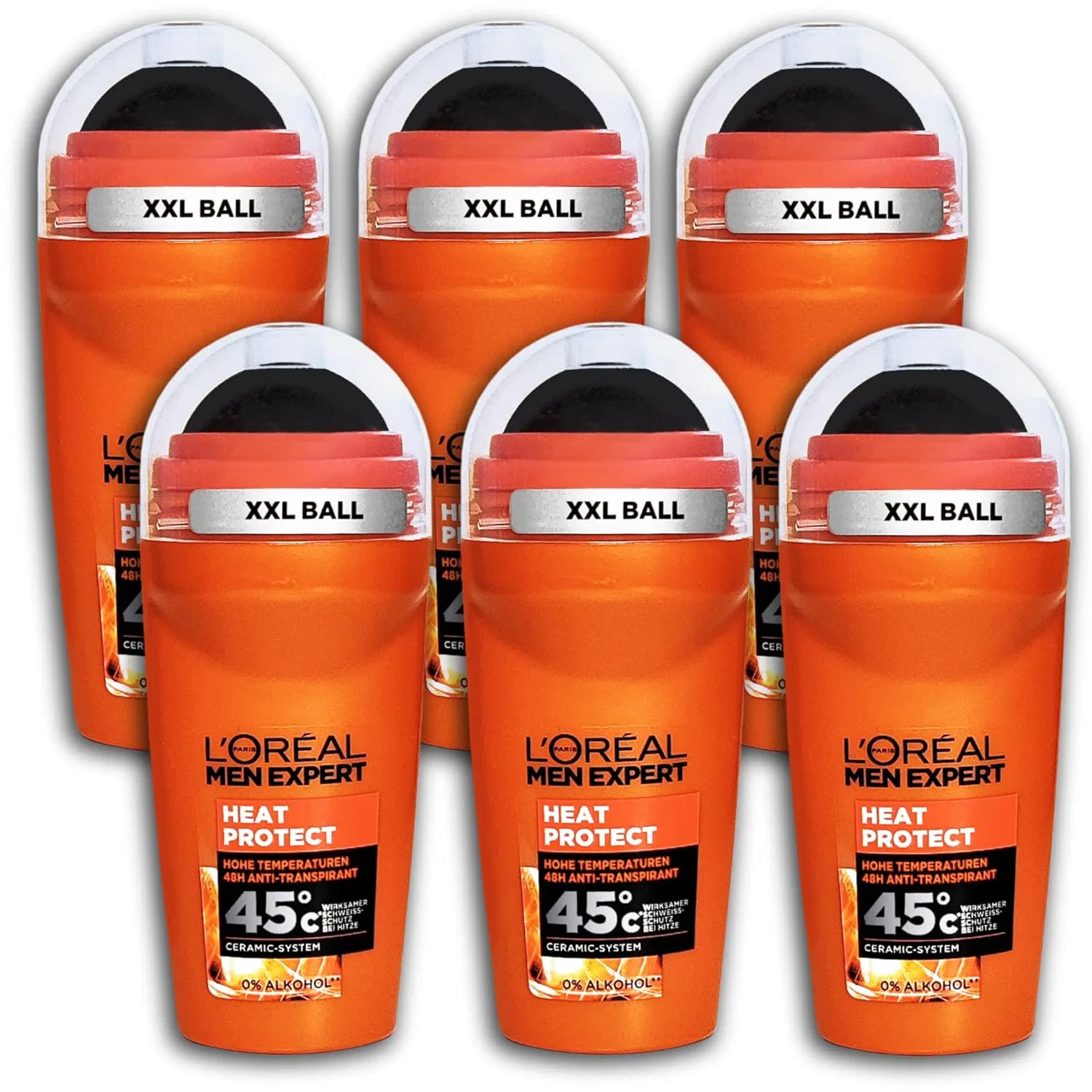 Мужской роликовый дезодорант Expert Heat Protect от L'Oréal Men Expert, 50 мл (6 шт.) Topdeal