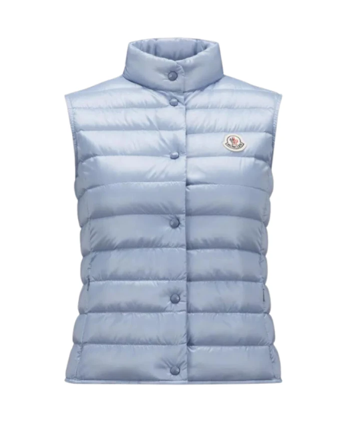 

Пуховик без рукавов Moncler, синий