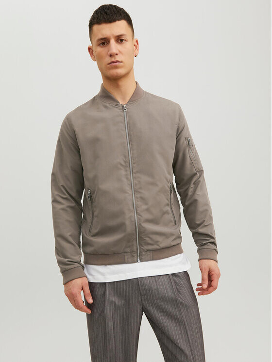 

Бомбер стандартного кроя Jack&Jones, бежевый