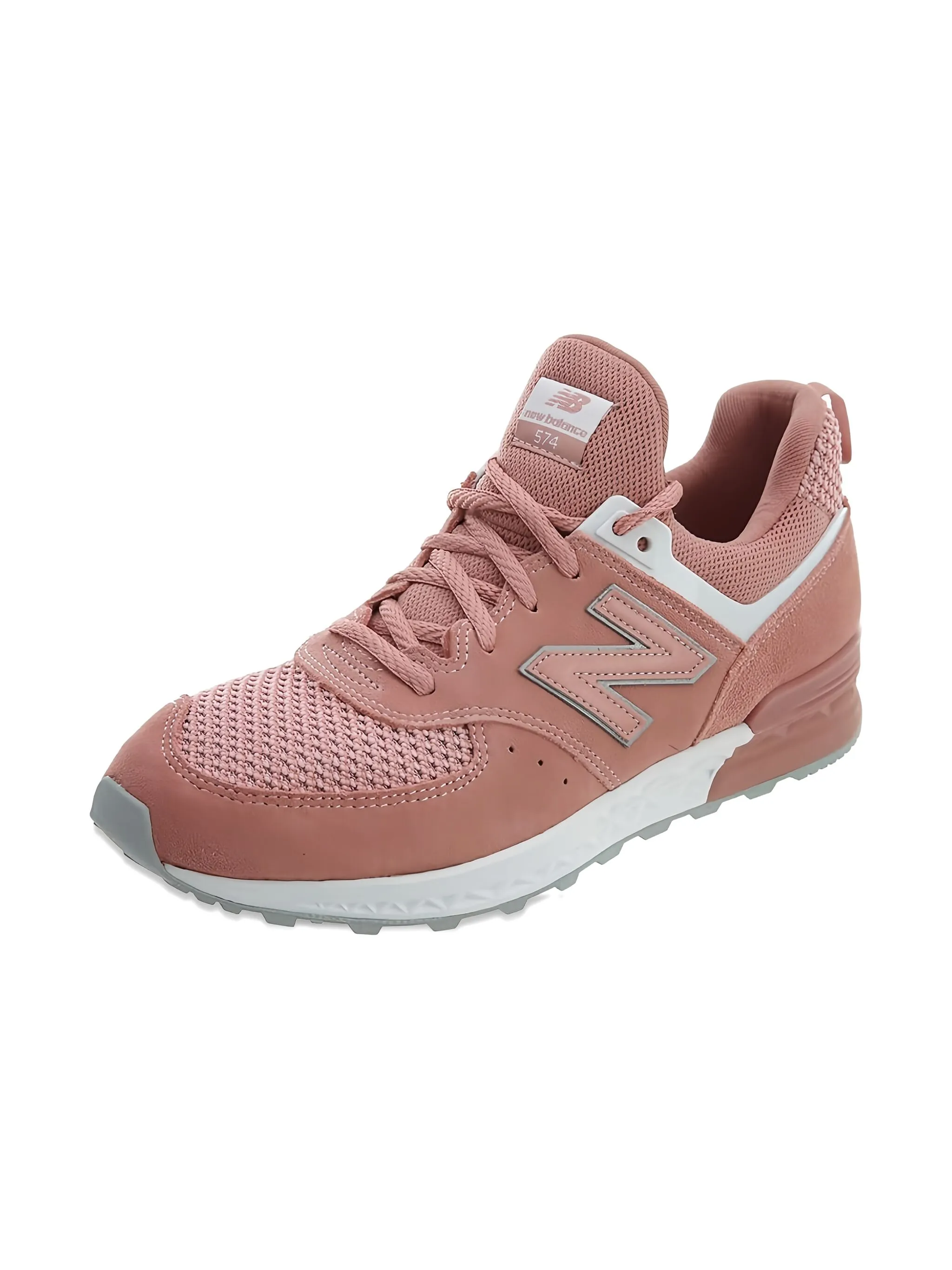 

Сетчатые кроссовки 574 New Balance Kids, розовый