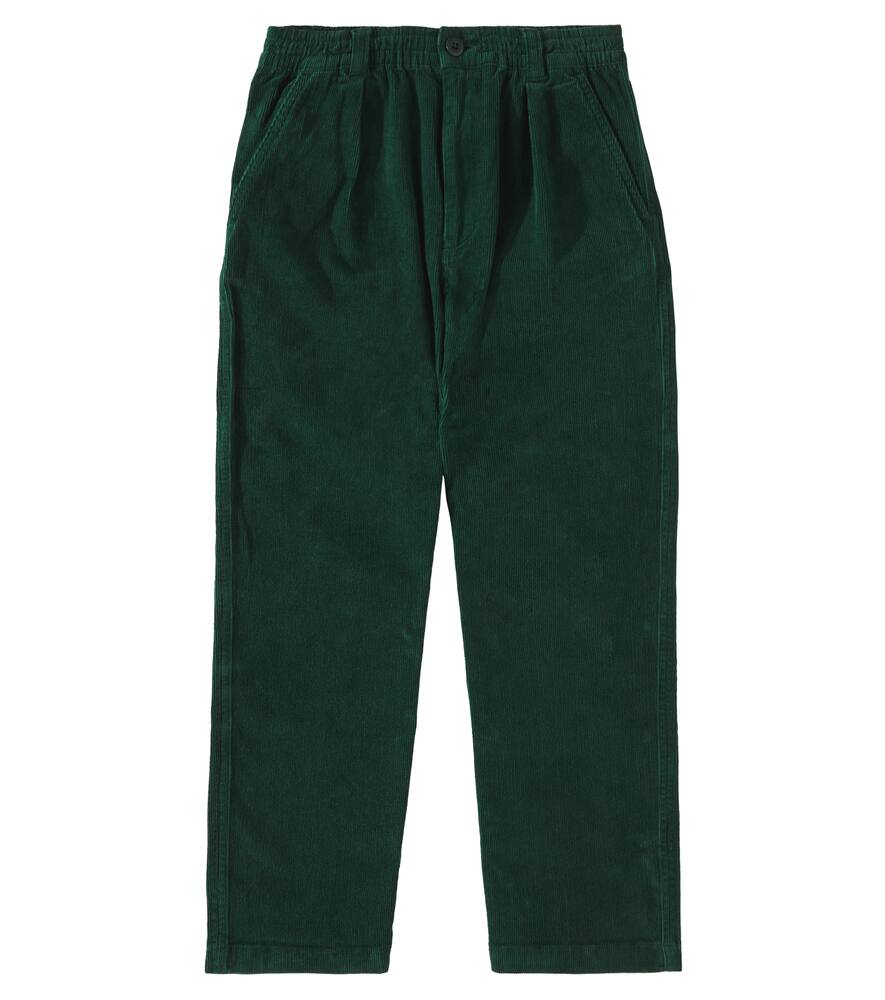 

Хлопковые прямые брюки из вельвета Polo Ralph Lauren Kids, Hunt Club Green