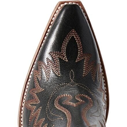Ботинки женские Ariat Dixon Western Bootie на каблуке, черный/коричневый — фото 4