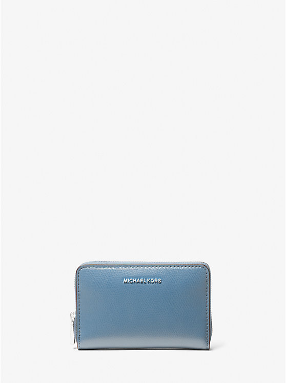 

Маленький кожаный кошелек Jet Set Michael Kors, синий