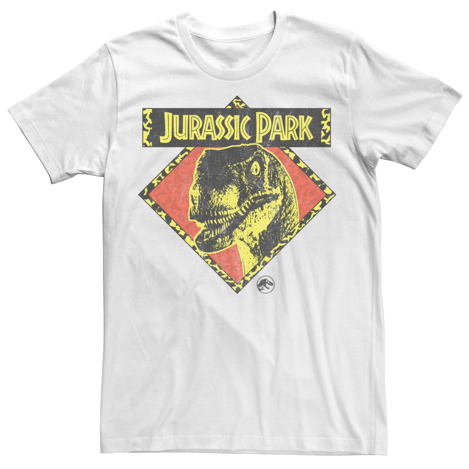 

Мужская футболка Jurassic Park Distress Raptor Stare Licensed Character