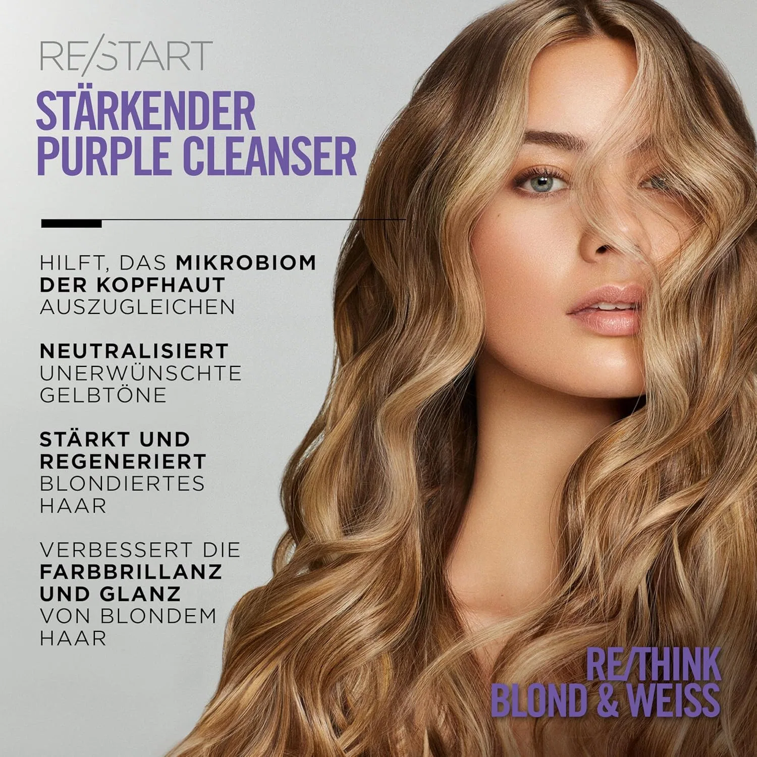 Нейтрализующий шампунь RE/START Purple Cleanser 1000 мл Revlon Professional — фото 3