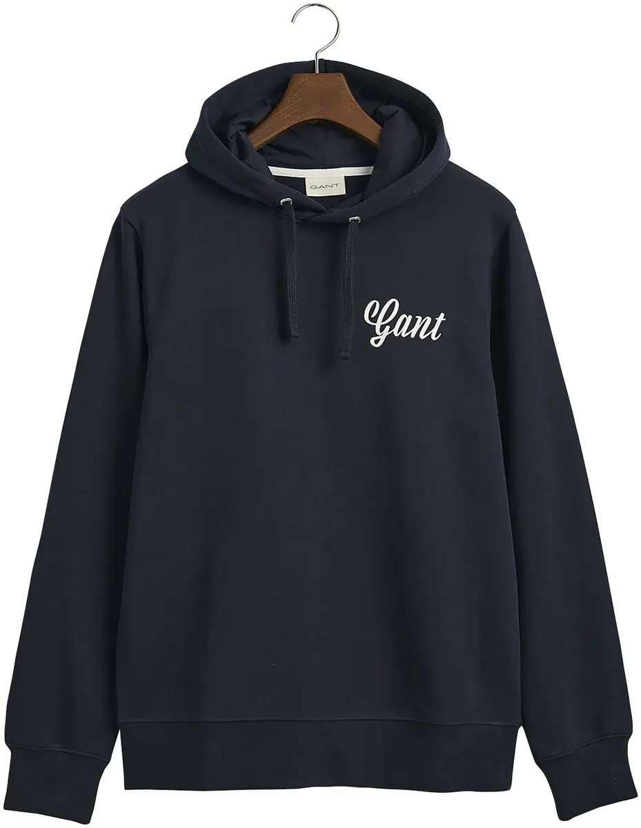 

Толстовка с капюшоном "REG SMALL GRAPHIC HOODIE" Gant, синий