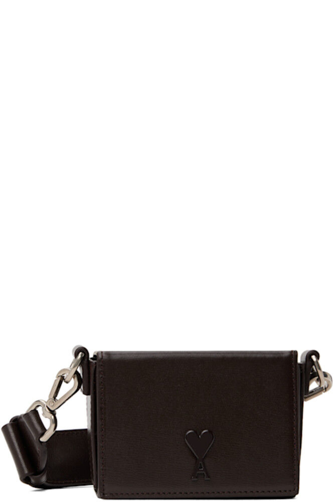 

Сумка Brown Ami De Coeur Nano Lunch Box Bag AMI Paris