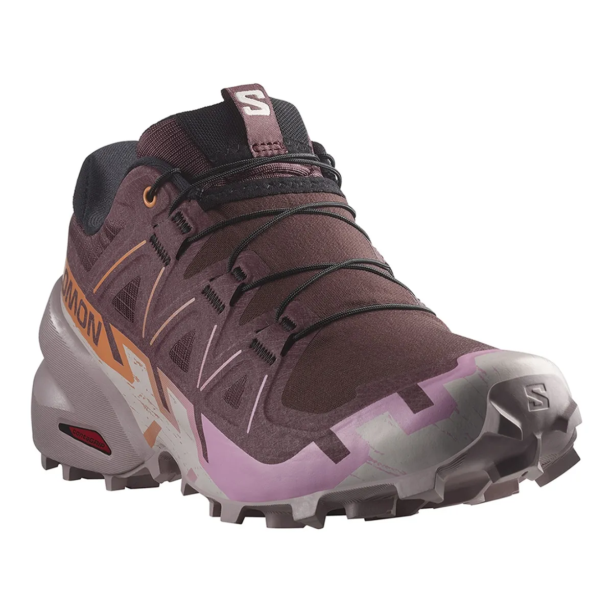 Женские трейловые кроссовки SPEEDCROSS 4 Salomon, оранжевый — фото 2