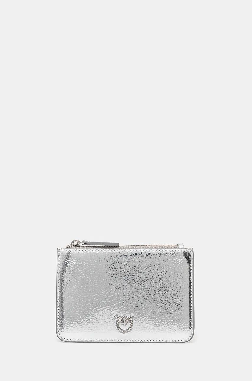 

Кожаный кошелек Pinko, серебряный