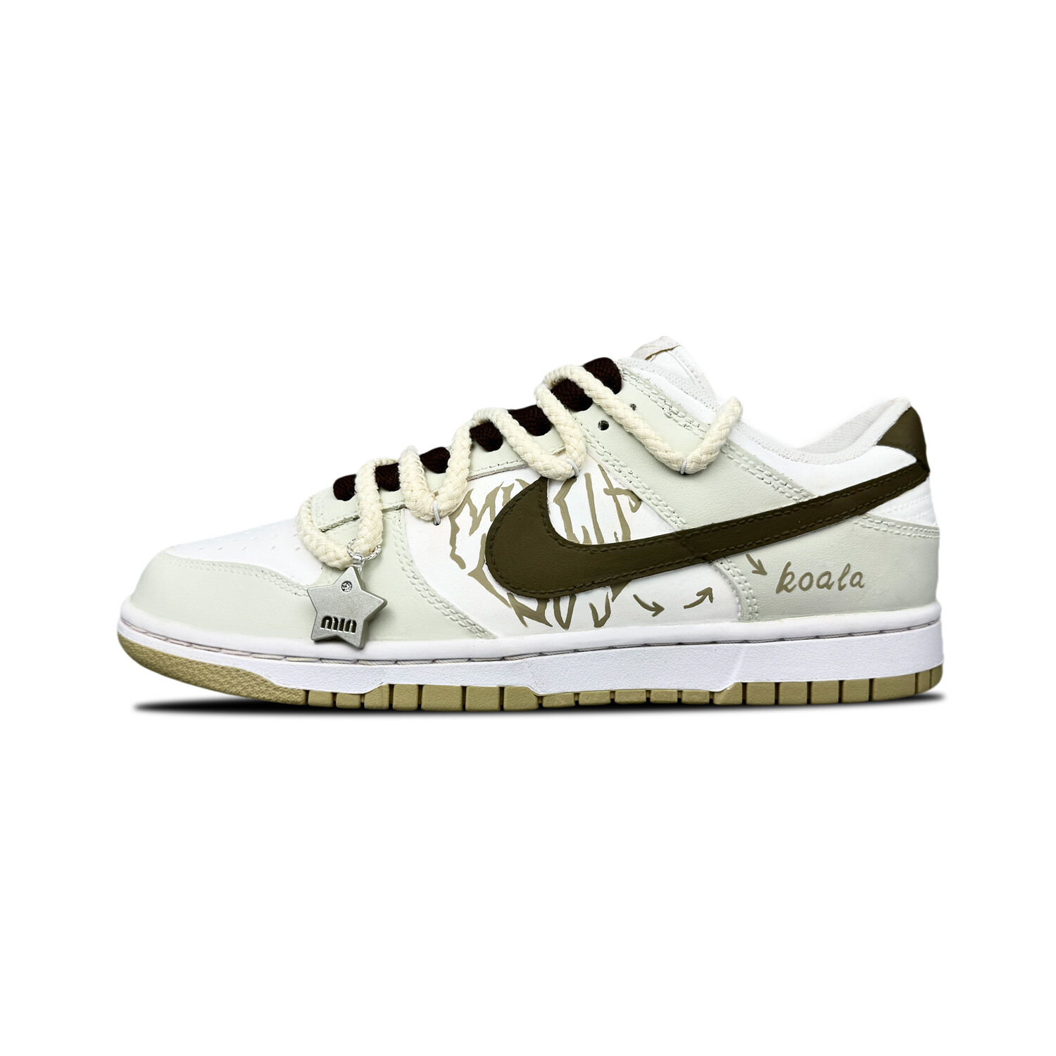 

Кроссовки Nike Dunk Skateboarding Shoes Men Low-top Light Green/white, светло-зеленый