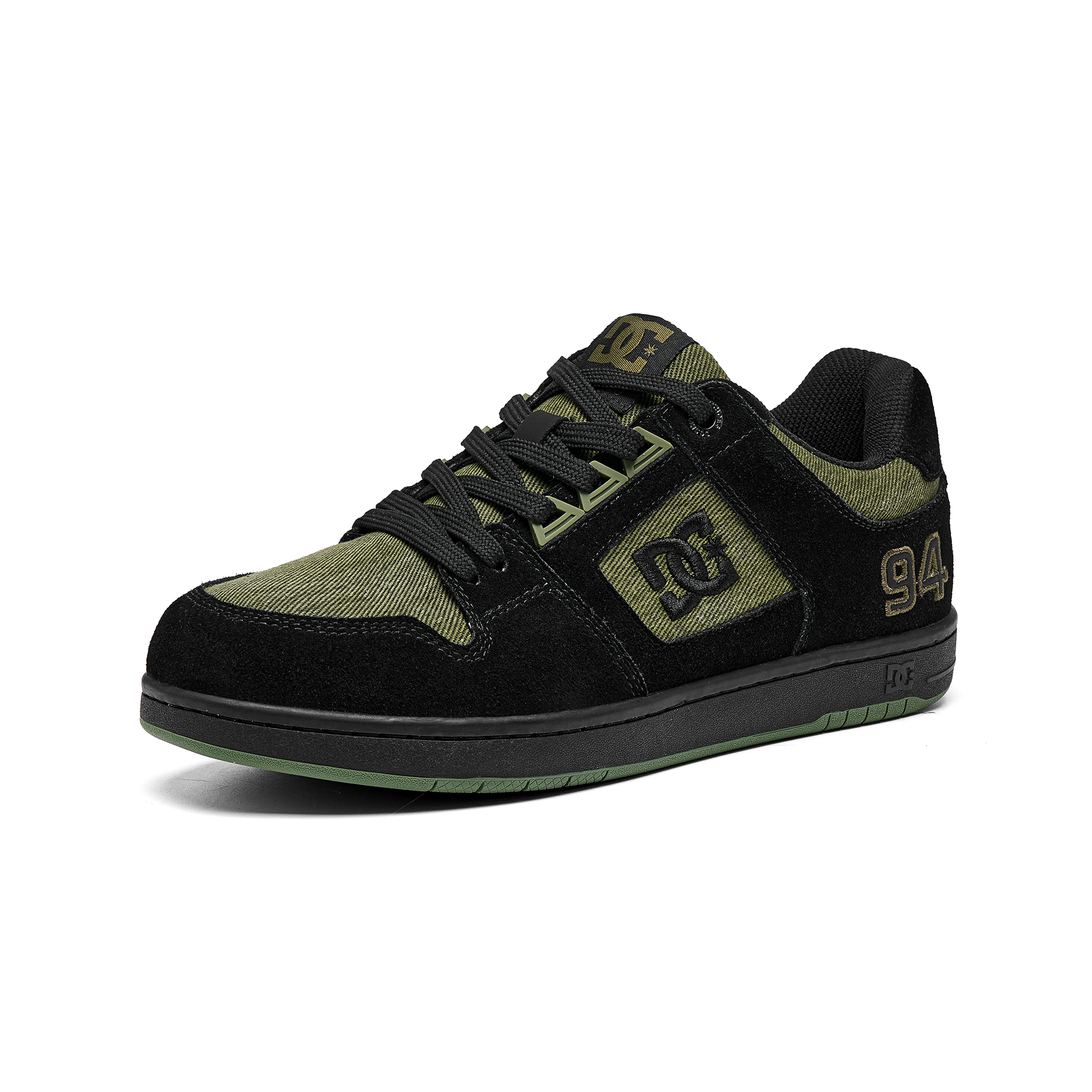 Кроссовки MANTECA Low top Skateboard для мужчин DCSHOES, черный зеленый[standard, true to size, true to size] — фото 4