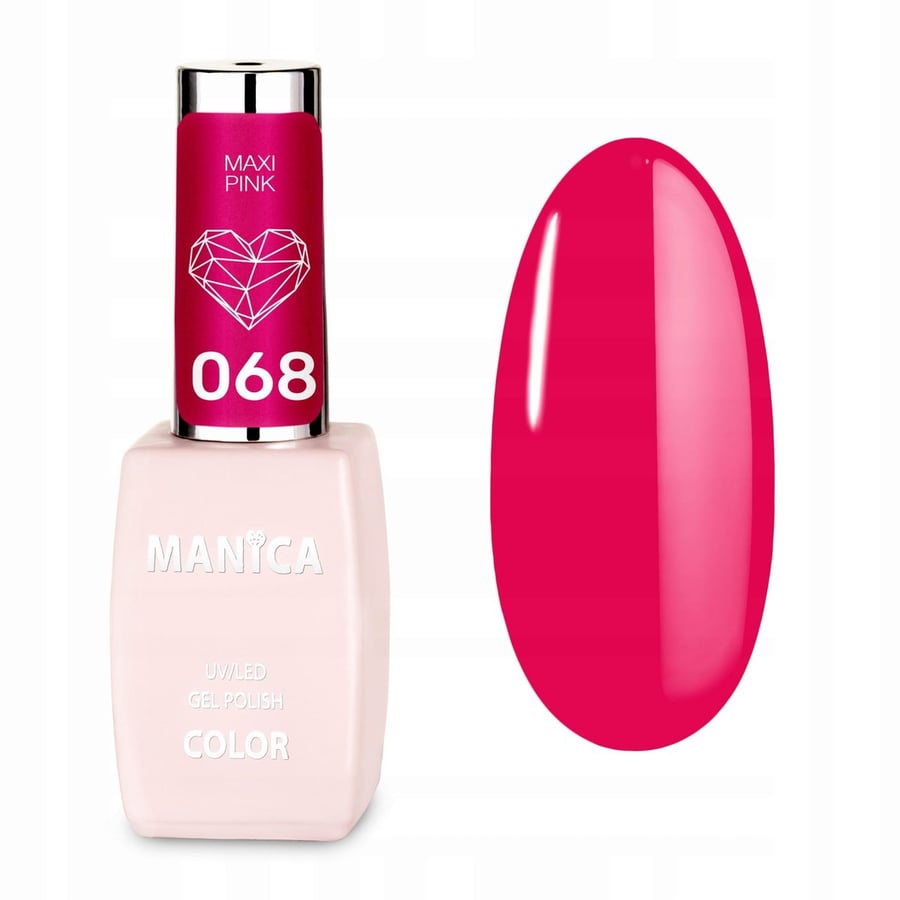 

Гибридный лак для ногтей Manica LED/UV 10 мл - Maxi Pink - 068
