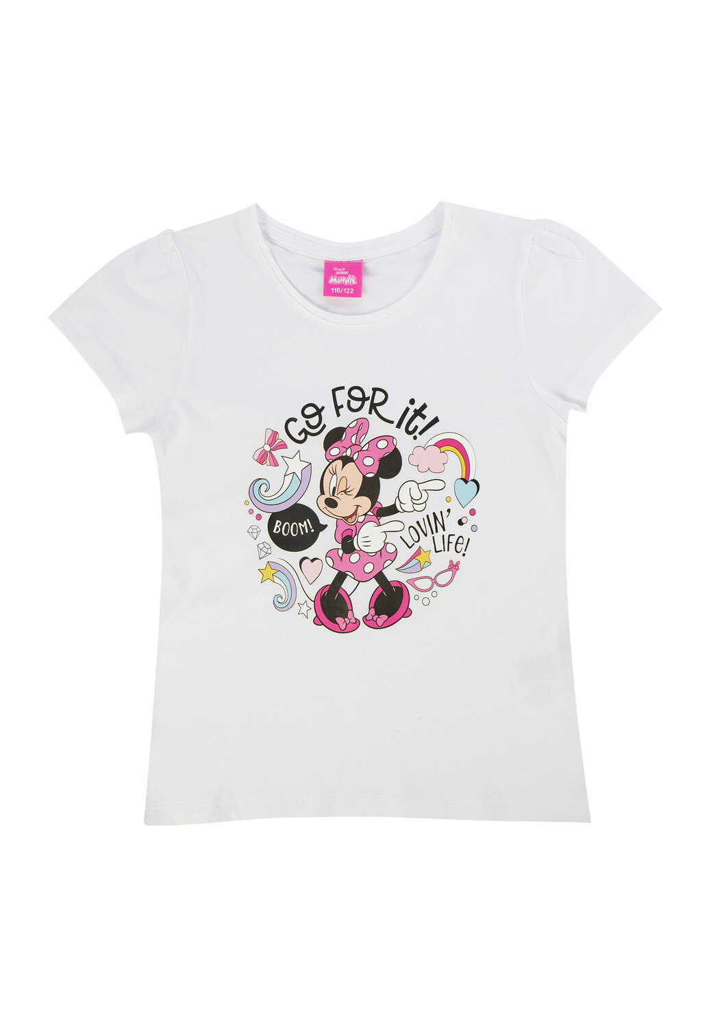 

Футболка ONOMATO! Minnie Mouse Go for It, белый