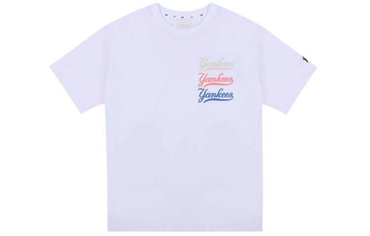 

MLB Футболка с рукавом дроп-шоулдер унисекс белая, Белый, MLB Футболка с рукавом дроп-шоулдер унисекс белая