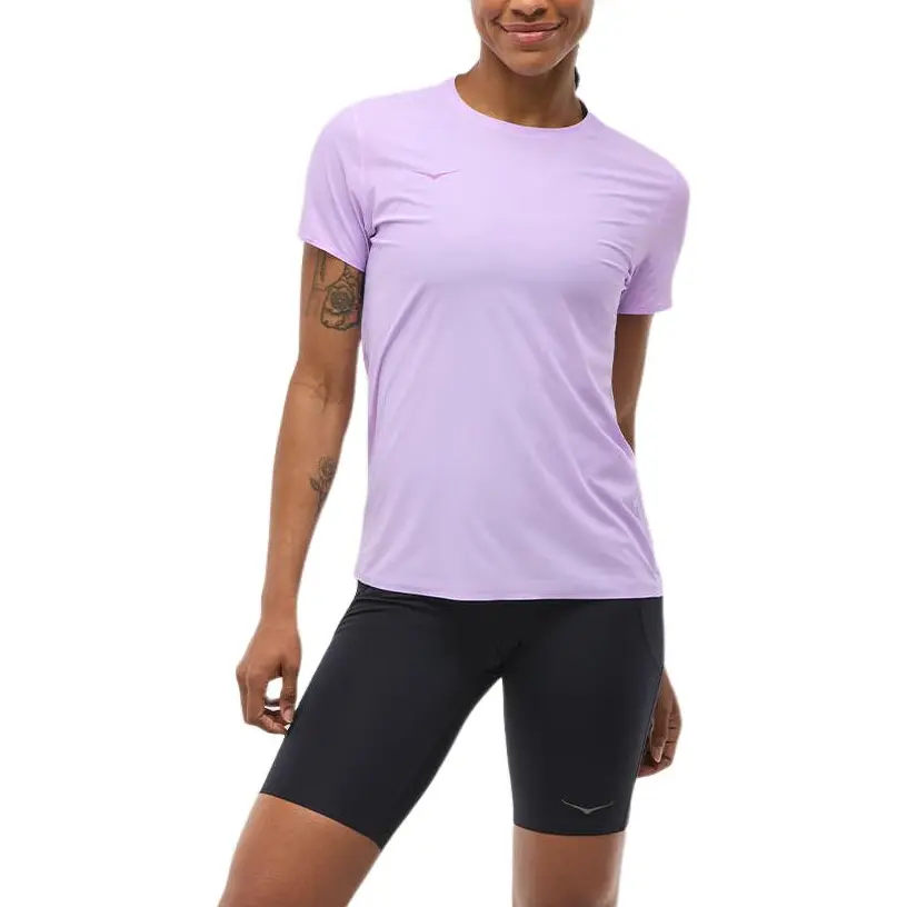 

HOKA ONE ONE Фиолетовая футболка Women's Purple, Фиолетовый, HOKA ONE ONE Фиолетовая футболка Women's Purple