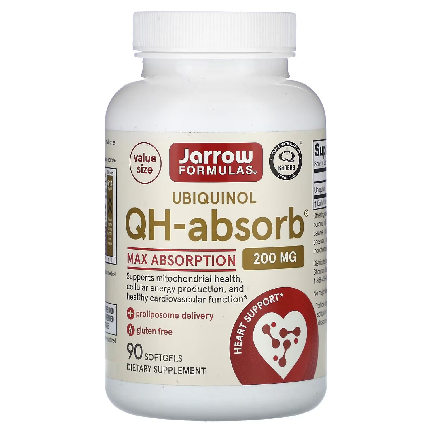 

Убихинол Jarrow Formulas QH-Absorb Max Absorb 200 мг, 90 таблеток