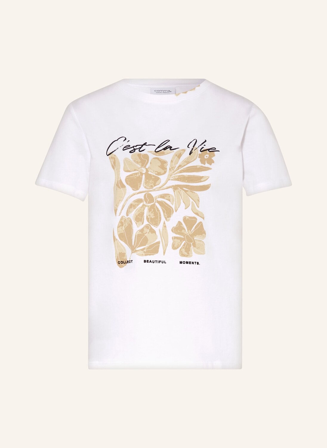 

Футболка Comma Casual Identity, белый